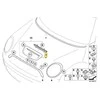 BMW MINI R55 variklio dangčio oro įsiurbimo juoda grotelė Originali 51232752275