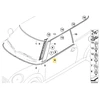 BMW Mini R56 R55 R57 Dešinės Žemutinės Langų Apatinės Rėmelės Originalus 51337146092