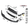 Bmw Mini R56 R55 R57 R58 R59 Galinio Kairiojo Stabdžių Oro Kanalas Originalus 51747266547