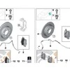BMW MINI R56 R75 R55 R58 R59 Stabdžių diskų rinkinys Ø 280 mm priekinis 34116858651 Originalus