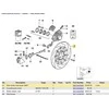 BMW Motorrad galinis stabdžių diskas ABS K1100LT/RS K1200GT/RS 2332581 Originalus