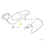 BMW Motorrad Žemas Juodas Sėdynė R13 - 52532345736