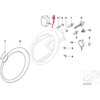 BMW NAUJA OEM MINI COOPER R50, R53 ŽIBINTŲ ŽEMOSIOS ŠVIESOS LEMPOS DANGTELIS 63126917839 ORIGINALUS