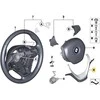 BMW NAUJA ORIGINALI 1 2 3 4 SERIJOS F20 F30 VAIRO Juodas/CHROMO APDAILOS 6854776