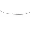 BMW NAUJA ORIGINALI 1 SERIJOS F20 F21 SPORT LINE GALINĖS BAMPERIO APDAILA JUODA 7273796