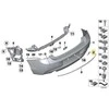 BMW NAUJA ORIGINALI F20 F21 1 SERIJOS GALINIO BUFERIO TRAUKIMO AKIES KAPOTĖLIO DANGTELIO APDAILA 7293548