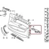 Bmw Naujas E70 E71 Priekinės Durys Išpjovos Laikiklio Apdaila Smėlio Spalvos Dešinė RHD 6975780