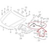 BMW NAUJAS ORIGINALUS E87 E90 E91 BOWDEN GALINĖS DALIES VARIKLIO DANGČIO ATLEIDIMO TROSAS 7060529