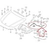 BMW NAUJAS ORIGINALUS E87 E90 E91 BOWDEN GALINĖS DALIES VARIKLIO DANGČIO ATLEIDIMO TROSAS 7060529