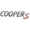 BMW NAUJAS ORIGINALUS MINI F54 F55 F56 F57 F60 Juodas COOPER S BAGAŽINĖS ŽENKLAS 51142465245