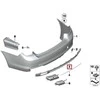 BMW NEW GENUINE 7 SERIES F01 F02 760i REAR BUMPER TRIM PANEL DIFFUSER 7209922