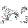 BMW OEM 13-15 X1-Priekinis sparnas apatinis skydas dešinė 51712990820