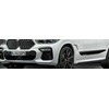 BMW OEM M Performance G06 X6 2020 Frozen Juodas Stripe Decals Foil Application Original 51142469098