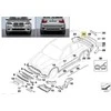 BMW Originalus Galinis Dažų Apsaugos Folija Juoda Dažų Danga X5 E70 LCI 51127901996