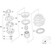 BMW Originalus Gidas Palaikymo Spyruoklės Pagalvėlė Apatinė Spyruoklės Pagalvėlė 31331091864
