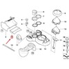 BMW Originalus MINI Cooper One R50 R52 guminis įdėklas smulkmenų dėklui priekyje 51167125693
