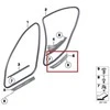 BMW ORIGINALUS NAUJAS 5 F10 F11 GALINIS KAIRĖS DURŲ SILL ĮĖJIMO DANGTELIS N/S 7203603