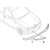 BMW Originalus Priekinis Dešinysis Bamperio Panelės Apsaugos Apdaila E87 1 Serija 51117136636