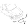 BMW Originalus Priekinis Dešinysis Bamperio Panelės Apsaugos Apdaila E87 1 Serija 51117136636
