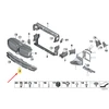 BMW Oro Air Flaps Bottom 5 G30 G31 2015 2019 Originalus 51137497285