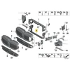 BMW Oro G11 G12 Radiator Apatinis Oro Degtukas Originalus 51747475263