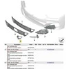 Bmw Oro Įsiurbimo Angos Apdaila Kairė 8 G14 G15 Originalus 51118074801