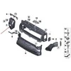 Bmw Oro Išorinis Radiatorius Dešinės Pusės Oro Vamzdis Originalus 51748064146