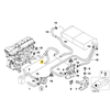 BMW Oro Šildymo Šlaunio Vamzdis 5 E39 1995 2003 Originalus 64218378368