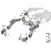 BMW Oro Vėdinimo Filtras Intakas Aukštutinis Duktas Šlaunis Dešinys 5 F07 GT F10 F11 13717577451 Originalus