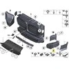 BMW Oro Vėdinimo Vamzdis Stabdžių Kairysis 7 F01 F02 F03 F04 Originalus 51747184155