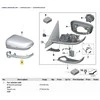 Bmw Pagalbinis Posūkio Rodiklis Veidrodis Dešinysis G20 G21 Originalus 63137498160