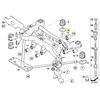 BMW Pakabos Kryžminis Stovas Sustabdymo Ploviklis E81 E87 F20 F30 Originalus 33316794866