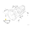 BMW Pavarų dėžės dangtis E81 E87 E90 E92 X1 E84 Originalus 24007527724
