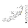 BMW Pilvo Panelės Kairysis Stiklo Įrėminas MINI R53 R56 R55 Originalus 51752753165