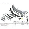BMW priekinė kairioji priekinė lūpa 51119802643 originali