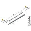 BMW Priekinės Lipdukai 2 F22 F87 M2 F23 Originalus 51117378160