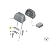 BMW Priekinės Sėdymo Galvos Atnaujinimo Danga G30 G31 G32 G11 G12 Originalus 52107405714