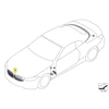 BMW priekiniai inkstų grotelių aukštas blizgesys šešėlinė linija 8 serija G14 G15 G16 51138080610