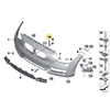 BMW Priekinio Bamperio Tvirtinimo Palaikas F20 F21 Originalus 51117296330