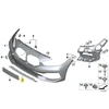 BMW Priekinis Bumperio Poveikio Juosta 1 F40 51117475986