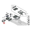 BMW Priekinis Centro Konsolės Skyrelis 5 G30 F90 M5 G31 G32 Originalus 51166833816