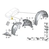 BMW Priekinis Dešinys Ratinų Dėklas Originalus 51717260712