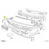 BMW Priekinis Dešinysis Dekoratyvinis Juostos E30 51142233026 Originalus 51142233026