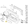BMW Priekinis Dešinysis Durų Atlošas MINI R50 R53 Originalus 51417133516