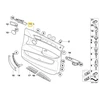 BMW Priekinis Dešinysis Durų Rankenas X6 E71 E72 Originalus 51219112430