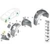 BMW Priekinis Dešinysis Šluotas Priekinis Apdangalas Originalus 51757340744