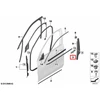 BMW Priekinis Kairys Durų Apsaugos B Stulpas X1 F48 11 2014 07 2019 X1 F48 LCI 05 2018 06 2022 Originalus 51337366155