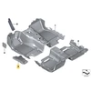 BMW Priekinis Kairys Puspelis Footwell Insert G30 F90 G31 G12 Originalus 51477400801