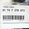 BMW Priekinis Kairys Stabdžių Oro Kanalas X3 F25 X4 F26 Originalus 51747378073