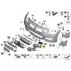 Bmw Priekinis Kairys Stiklinis Grillis 3 F30 LCI 09 2014 02 2018 Originalus 51118062631
